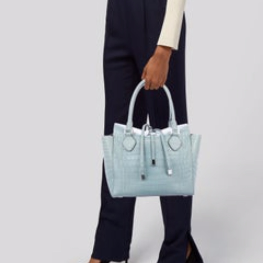 NWT Michael Kors Collection Miranda Crocodile Tote - Picture 7 of 8